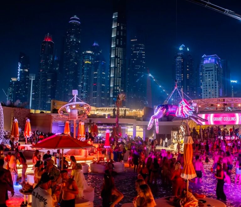 On111 O beach dubai party